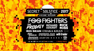 Secret Solstice Festival Reykjavik (15 - 18 June), stage set