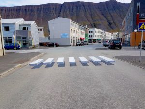 Three-dimensional Pedestrian Crossing in Ísafjörður 1 Three-dimensional Pedestrian Crossing in Ísafjörður