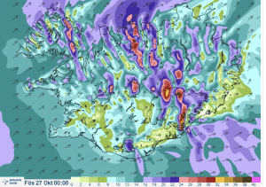 Very strong windgusts in the forescast for Thursday night until Friday – up to 40 m/s ( 90 mph / 145 km/h) 1 Very strong windgusts in the forescast for Thursday night until Friday – up to 40 m/s ( 90 mph / 145 km/h)